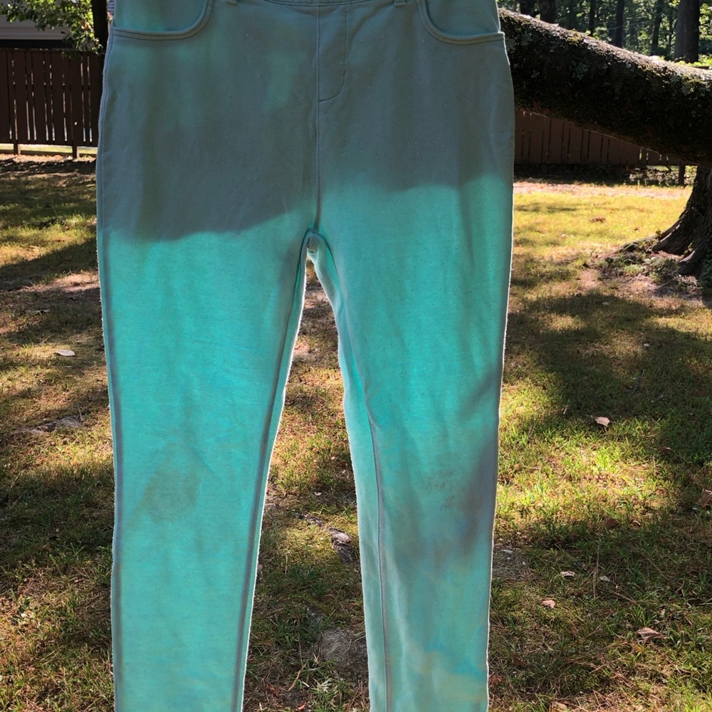 Place Kids/Teens Glittery Jeans - Teal